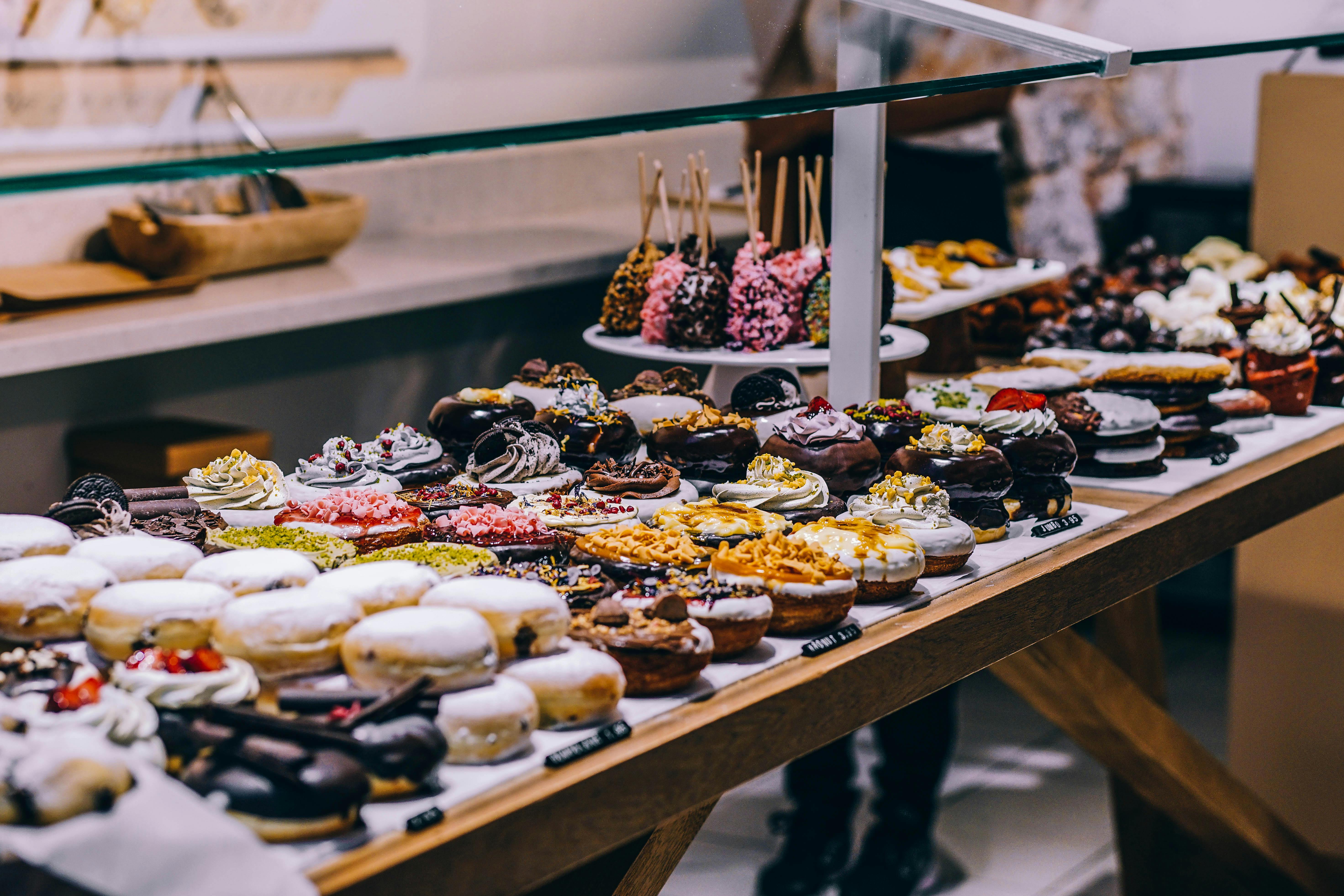 Assortment of baked goods